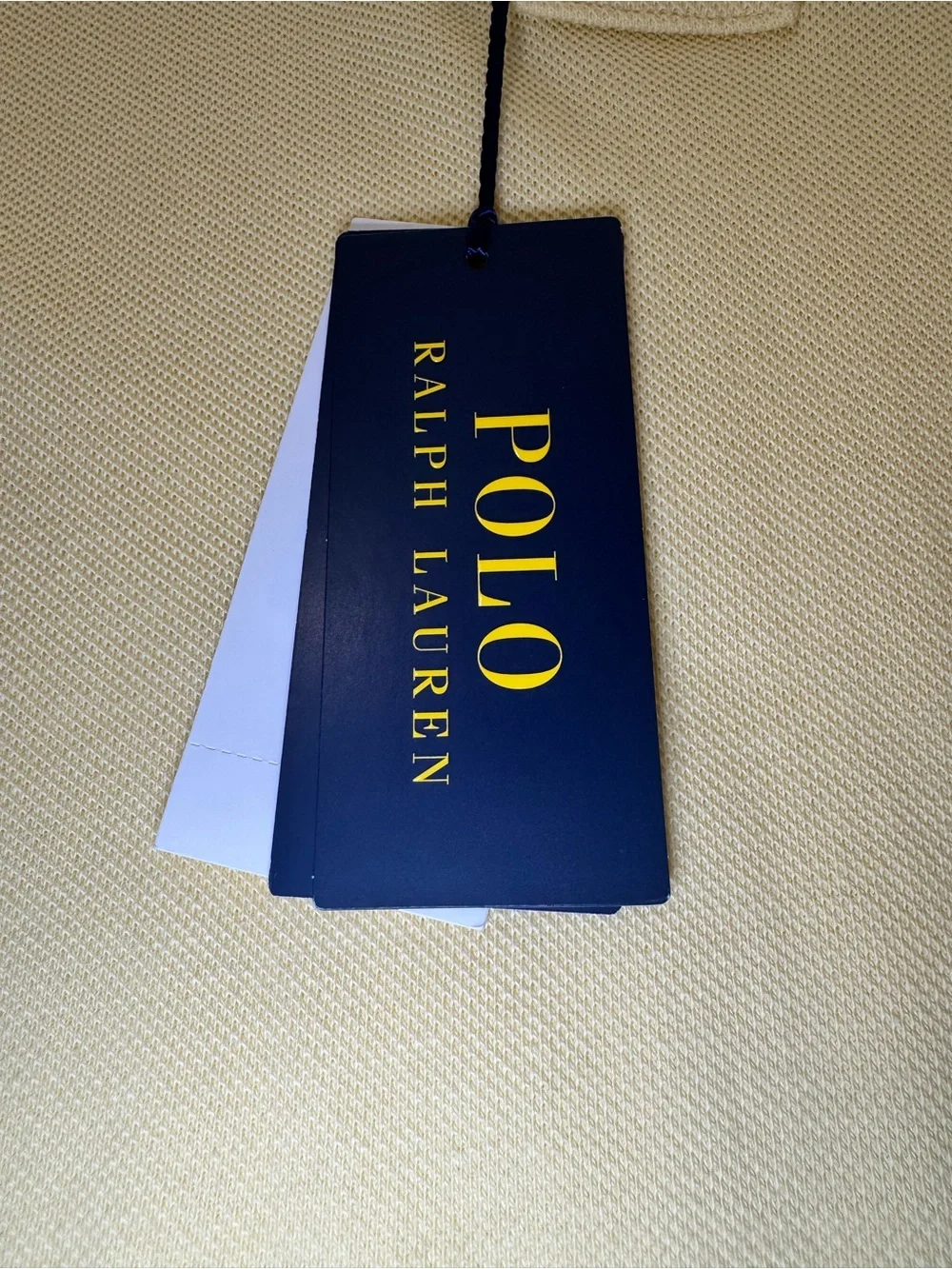 Polo Ralph Lauren Classic Fit Yellow Polo Men M NWT $110
